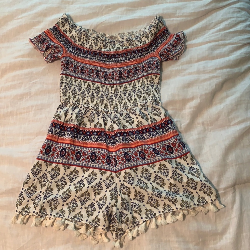 Girls romper size Medium 7/8.